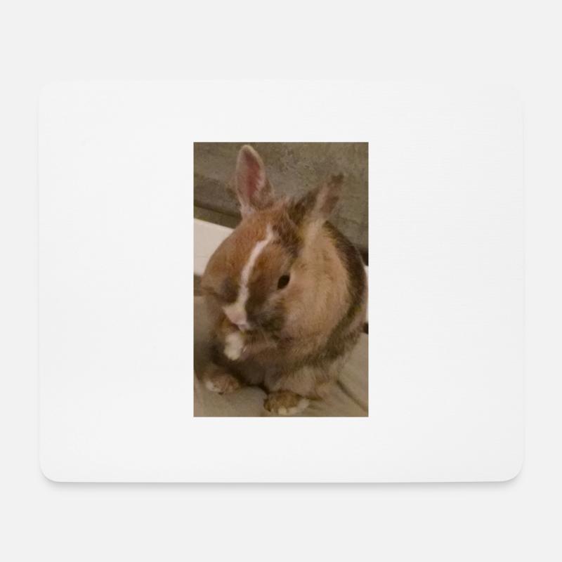 Rabbit - Mouse Pad (horizontal) - white
