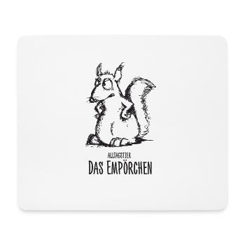 Das Empörchen - Mousepad (Querformat) - Weiß - Vorne