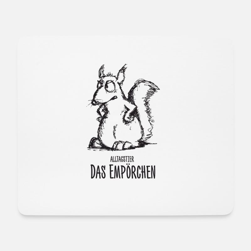 Das Empörchen - Mousepad (Querformat) - Weiß