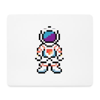Astronaut verpixelt Weltraum Geschenkidee - Mousepad (Querformat) - Weiß - Vorne
