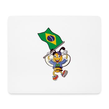 Brazilian bee - Mouse Pad (horizontal) - white - Front