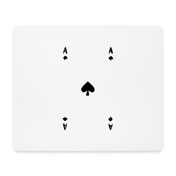 Ace Leaf - Image - Tapis de souris (format paysage) - blanc - Devant