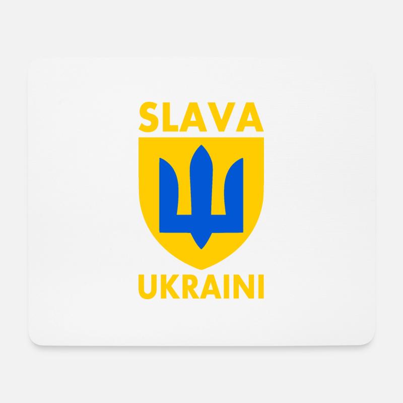 Ukraine - Mousepad (Querformat) - Weiß
