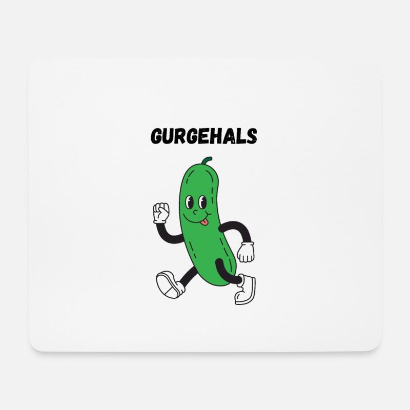 Gurkenliebhaber - Mousepad (Querformat) - Weiß