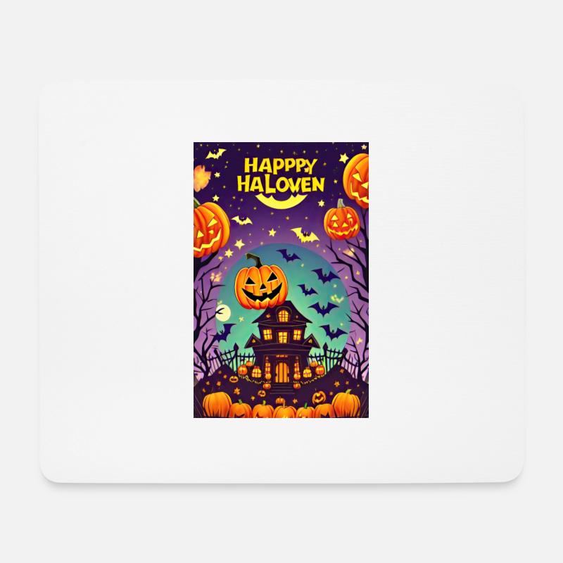 Happy Halloween - Mousepad (Querformat) - Weiß