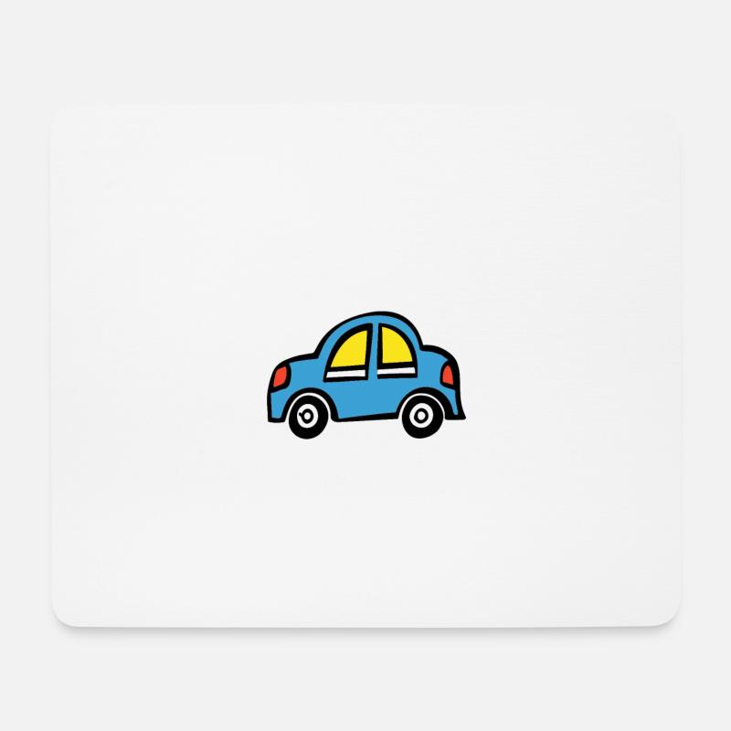 Simple car - Mousepad (Querformat) - Weiß