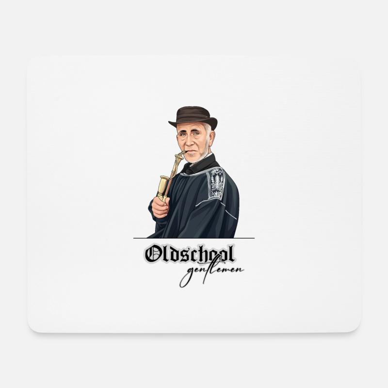 Rieser Grantler // Illustration - Mousepad (Querformat) - Weiß
