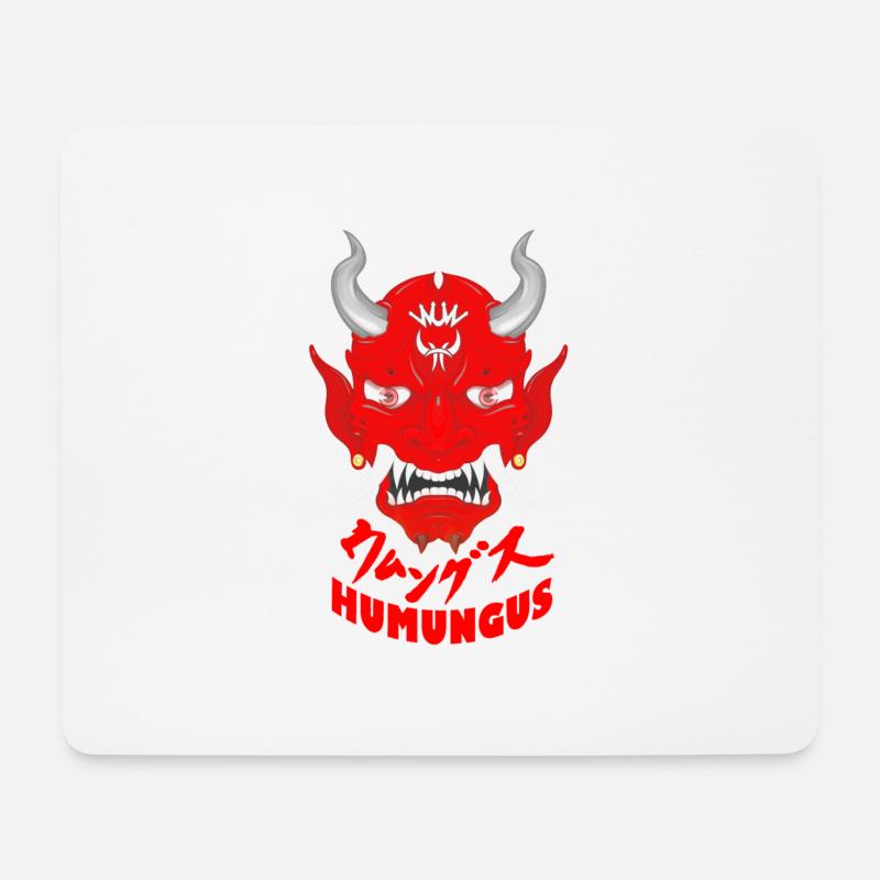 oni wuw - Mousepad (Querformat) - Weiß