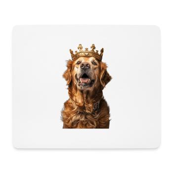 Golden retriever - Tapis de souris (format paysage) - blanc - Devant