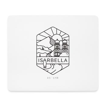 ISARBELLA - Mousepad (Querformat) - Weiß - Vorne