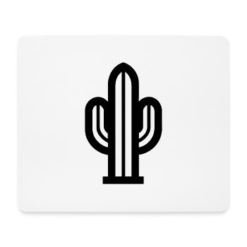 Kaktus - Mousepad (Querformat) - Weiß - Vorne