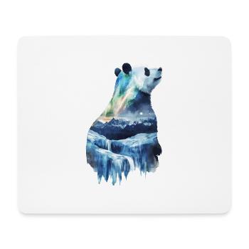 Panda - Mousepad (Querformat) - Weiß - Vorne