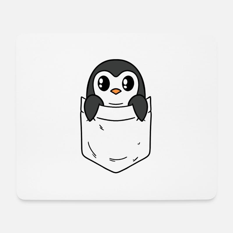 Pinguin Penguin Lover - Mousepad (Querformat) - Weiß