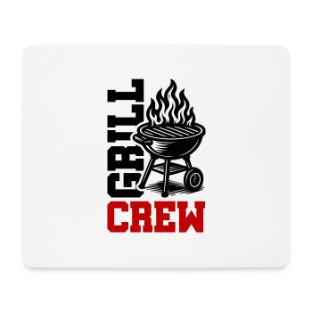 Grill Crew - Mousepad (Querformat) - Weiß - Vorne