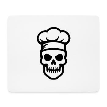 Chef Skeleton Chef Chef Hat - Mouse Pad (horizontal) - white - Front