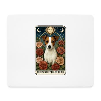 Jack Russell Terrier - Mousepad (Querformat) - Weiß - Vorne