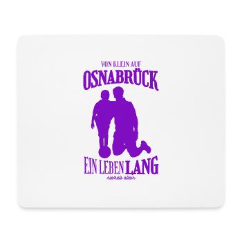Osnabrück Football Family Gift - Mouse Pad (horizontal) - white - Front