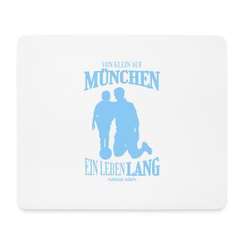 Cadeau de famille Munich Football - Tapis de souris (format paysage) - blanc - Devant
