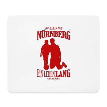 Cadeau de la tradition du football de Nuremberg - Tapis de souris (format paysage) - blanc - Devant
