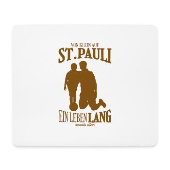 St. Pauli Fußball Fans Geschenk - Mousepad (Querformat) - Weiß - Vorne
