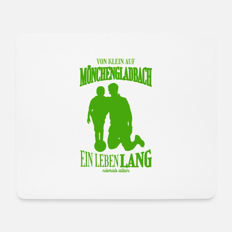 Mönchengladbach Fußball Fans Geschenk - Mousepad (Querformat) - Weiß