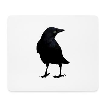 raven - Mouse Pad (horizontal) - white - Front