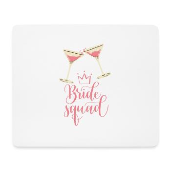 Bride Squad - Mousepad (Querformat) - Weiß - Vorne