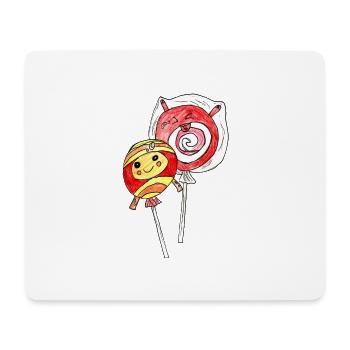 Amour Coloré - Tapis de souris (format paysage) - blanc - Devant