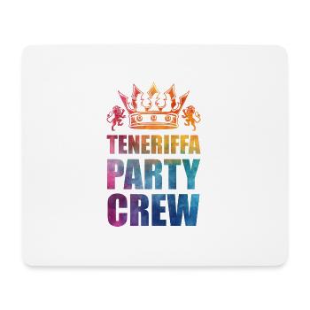Teneriffa Party Crew Spruch - Mousepad (Querformat) - Weiß - Vorne