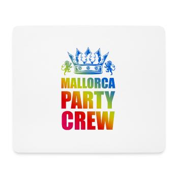 Mallorca Party Crew Spruch - Mousepad (Querformat) - Weiß - Vorne