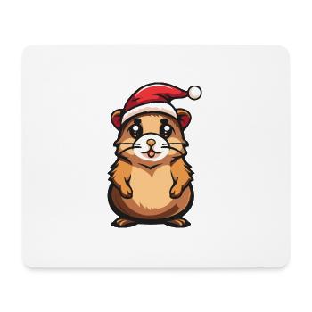 Hamster Christmas - Mouse Pad (horizontal) - white - Front