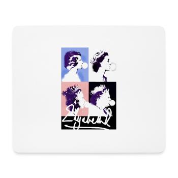 Queen II - Elizabeth England - Queen of England - Mousepad (Querformat) - Weiß - Vorne