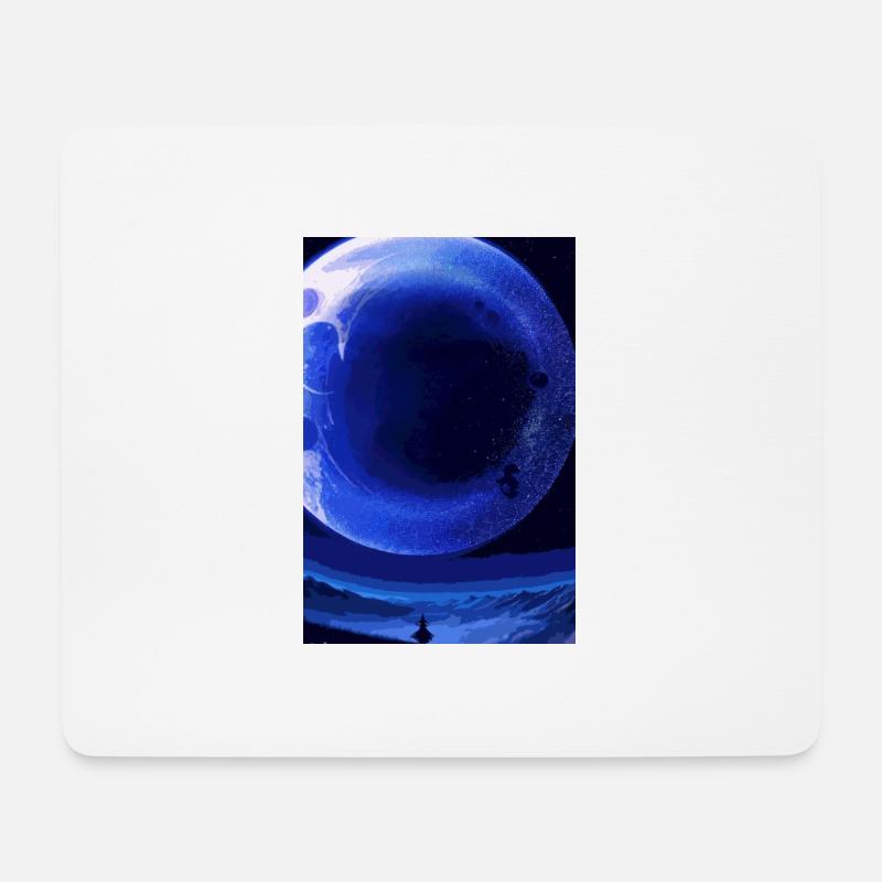planeten,planet,nachts,universum - Mousepad (Querformat) - Weiß