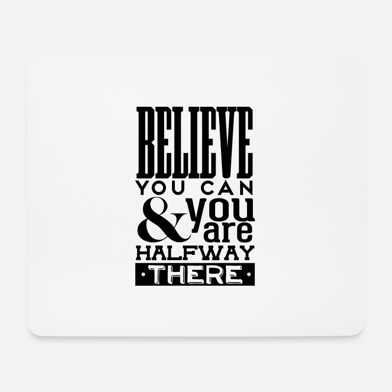 motivation - Mouse Pad (horizontal) - white