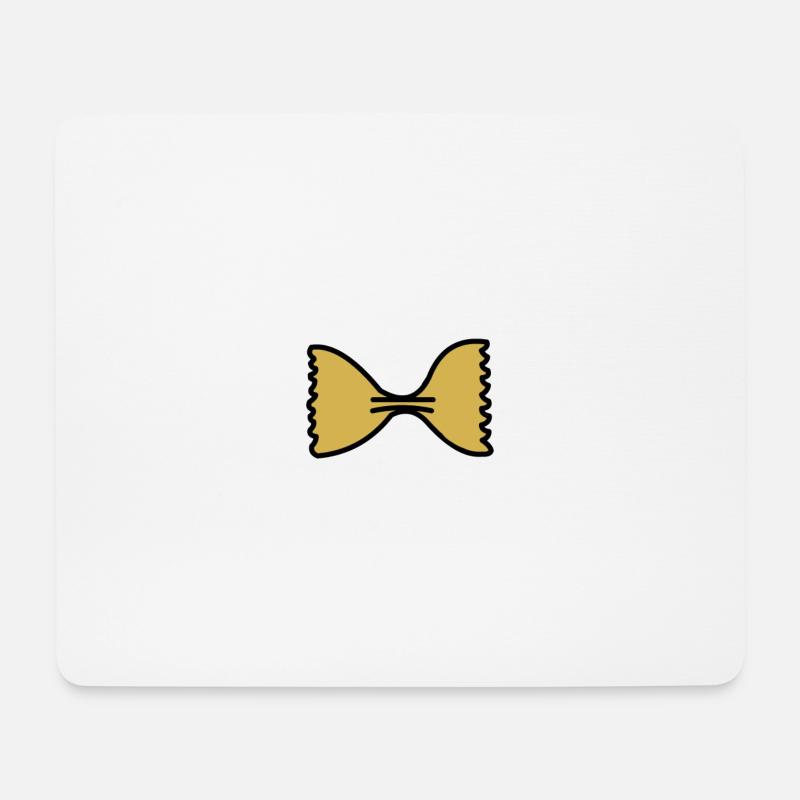 Pasta Nudel Liebe - Mousepad (Querformat) - Weiß