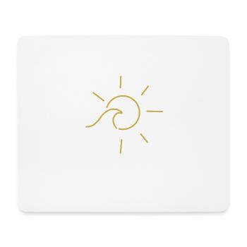 Sun wave - Mouse Pad (horizontal) - white - Front
