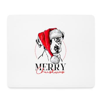 Santa JACK RUSSELL TERRIER Christmas Wilsigns - Mousepad (Querformat) - Weiß - Vorne