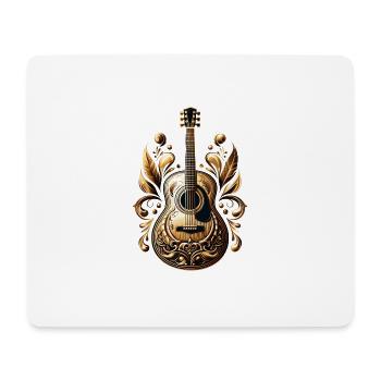 Gitarre - Mousepad (Querformat) - Weiß - Vorne