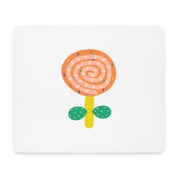 Kleine rote Blume - Mousepad (Querformat) - Weiß - Vorne