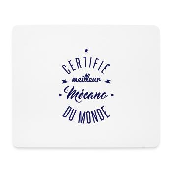 meilleur mecano - Tapis de souris (format paysage) - blanc - Devant