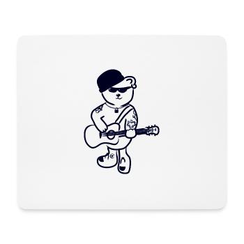 Manslayer Bear - Mouse Pad (horizontal) - white - Front