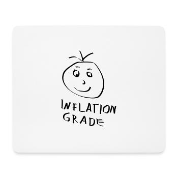 Inflation grade Politik Krise Gesicht - Mousepad (Querformat) - Weiß - Vorne