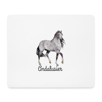 Andalusier - Mousepad (Querformat) - Weiß - Vorne