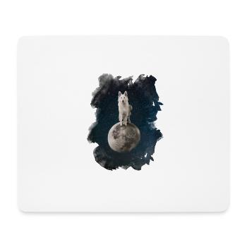 Mystical Wolf - Mouse Pad (horizontal) - white - Front