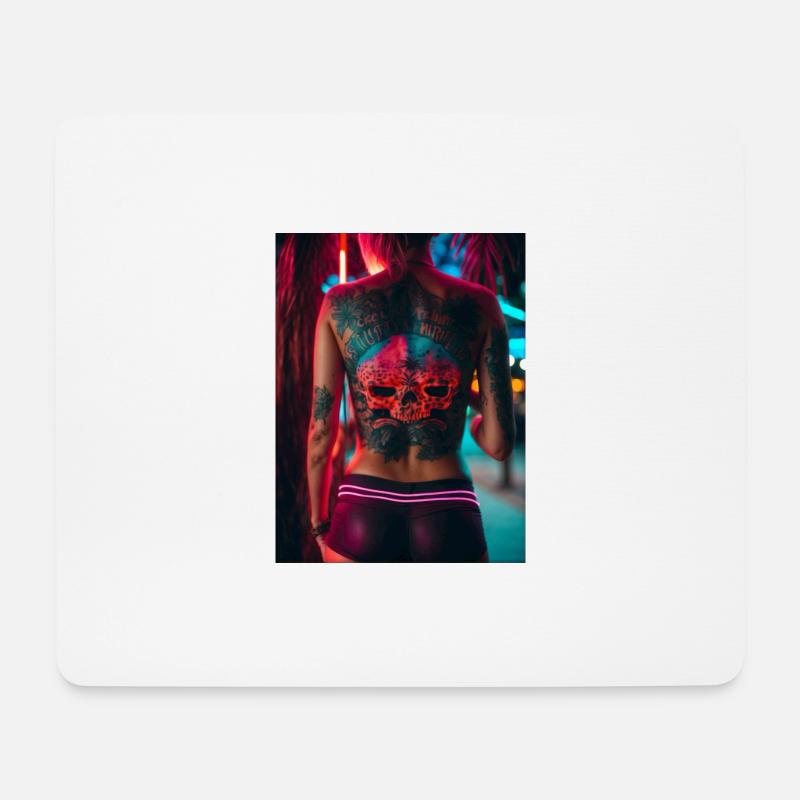 Summer Nights - Mousepad (Querformat) - Weiß