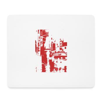 .point_city.Bezirk - Mousepad (Querformat) - Weiß - Vorne