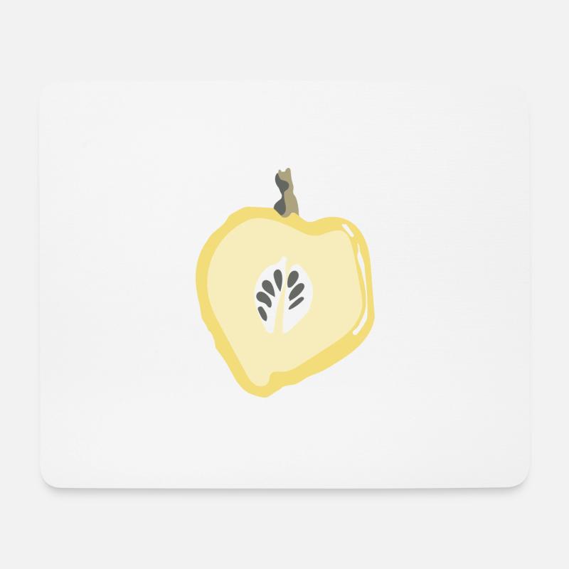 HALF A QUINCE - Mousepad (Querformat) - Weiß