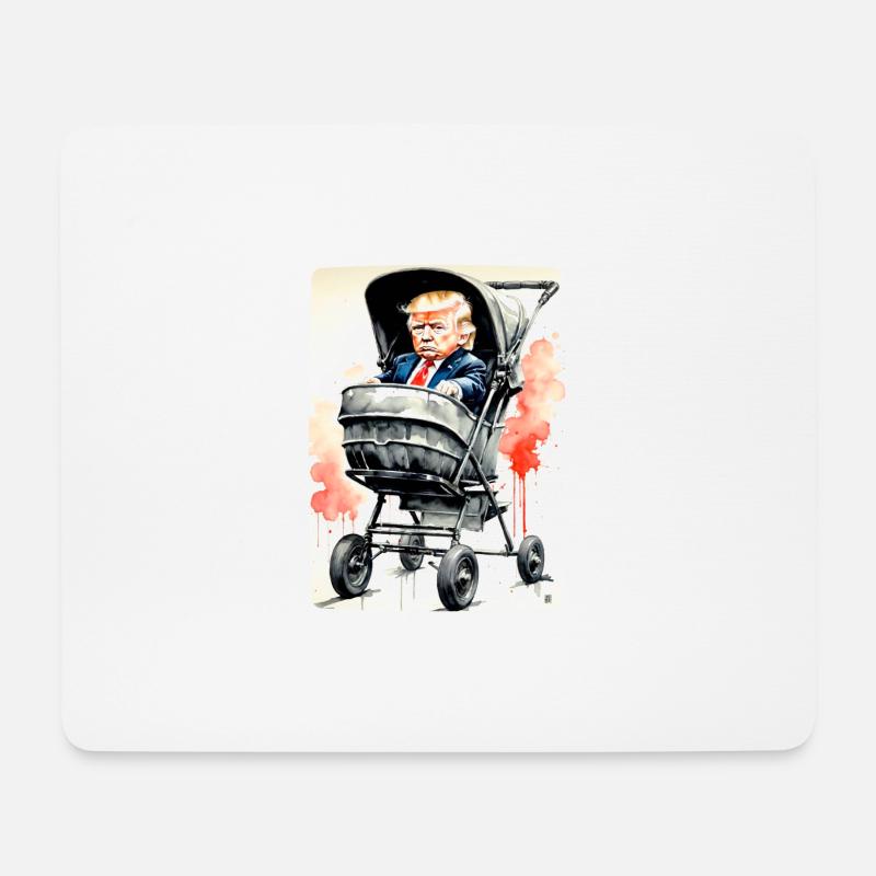 Das größte Baby der Welt - Mousepad (Querformat) - Weiß