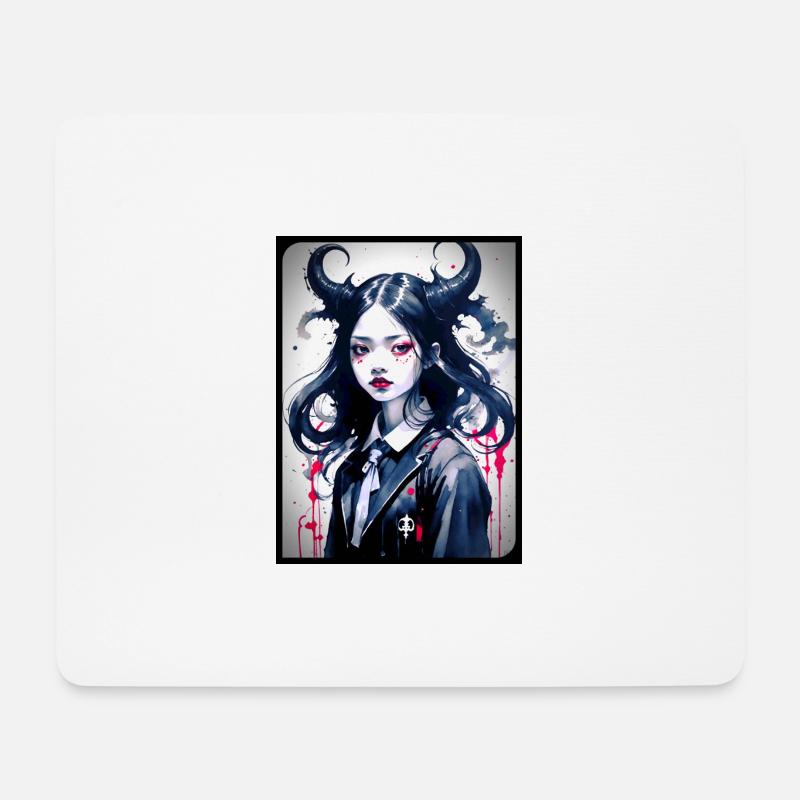 Little Angel - Mouse Pad (horizontal) - white