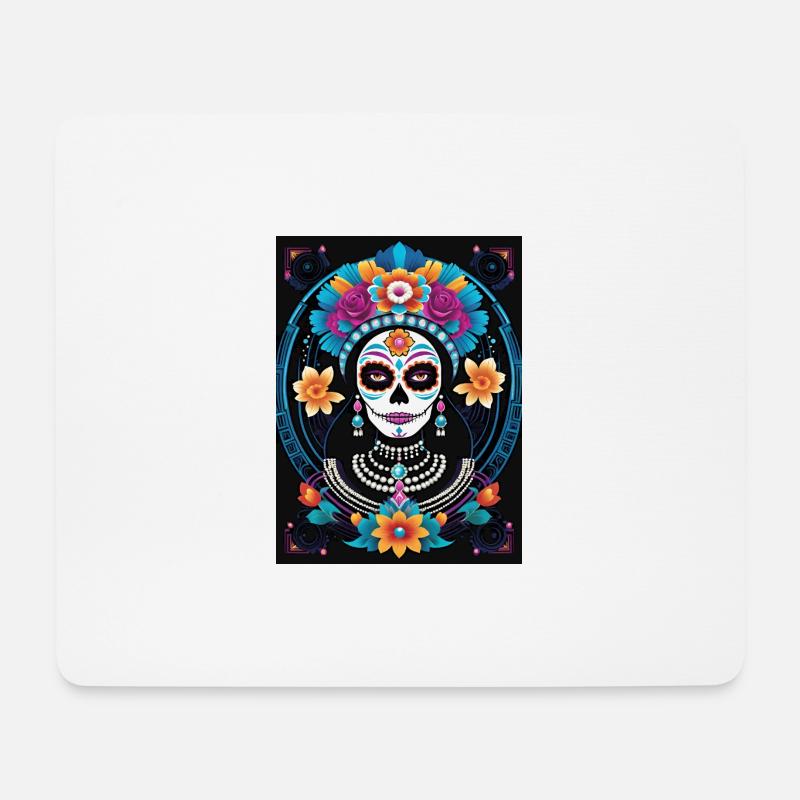 LA CATRINA DELUXE - Mouse Pad (horizontal) - white